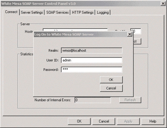 First logon after installation.
